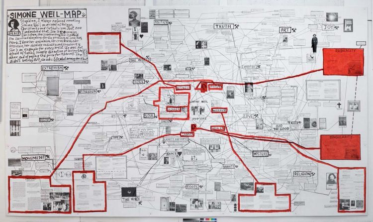 HIRSCHHORN Simone Veil Map Sm