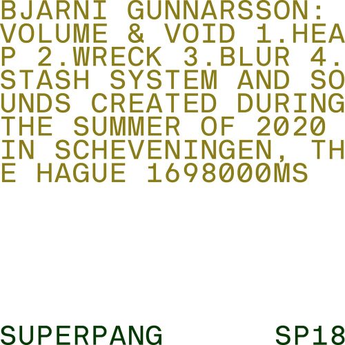 Bjarni Gunnarsson Volume & Void Sm